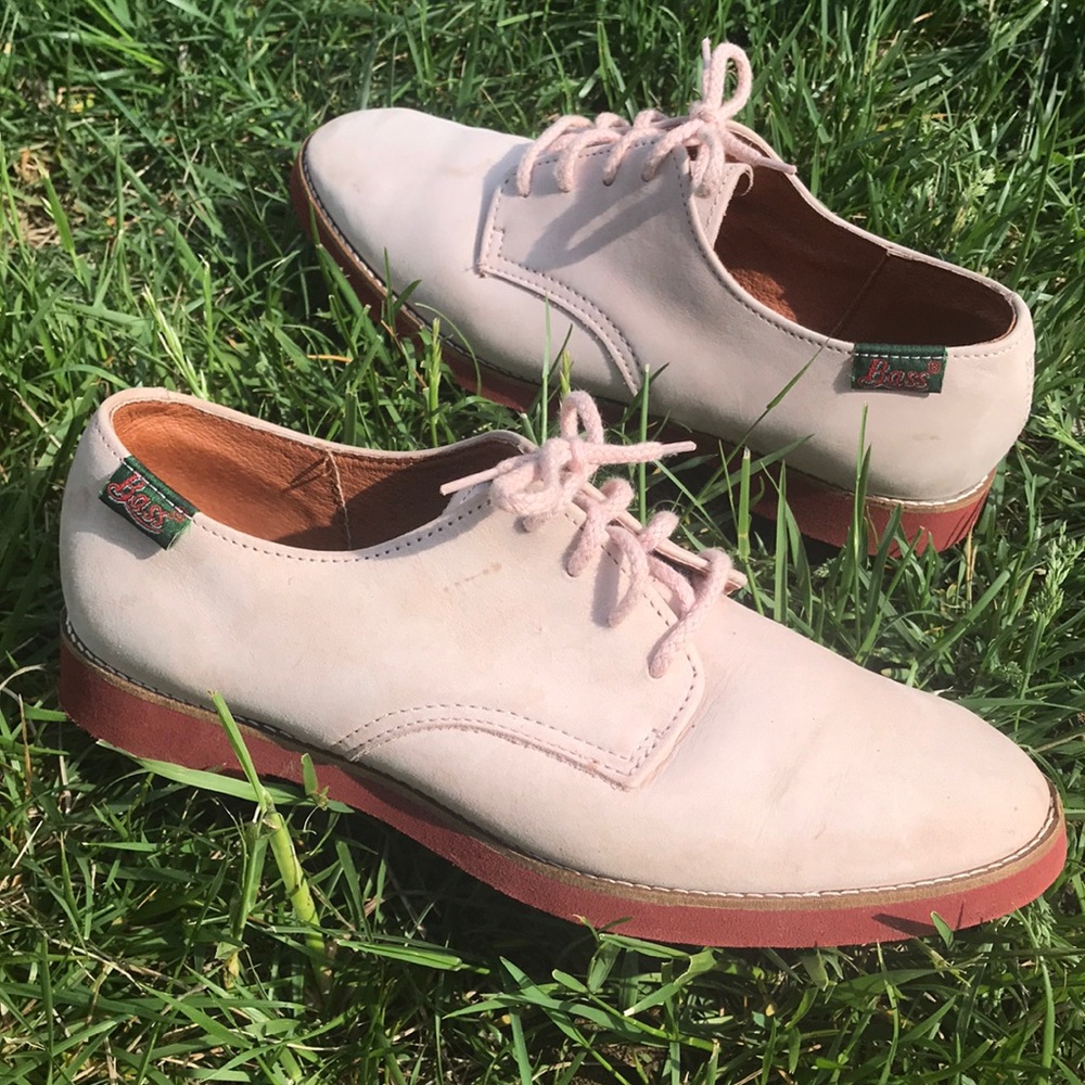 Vintage Oxford women’s shoes | Pink Bass shoes